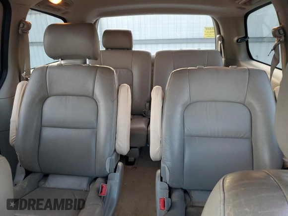 2005 Kia Sedona LX with VIN KNDUP132656725025, listed as a Copart auction lot 41702915 with 158,114 mi miles and Salvage Title. Bid and sale history available at carsss.com. Image 10.
