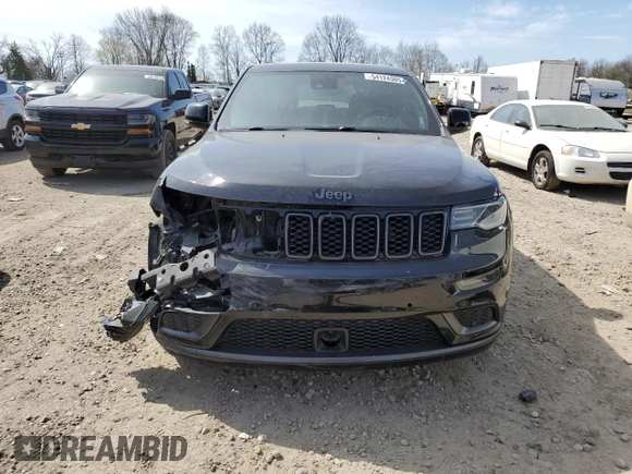 2018 Jeep Grand Cherokee High Altitude with VIN 1C4RJFCT9JC120215, listed as a Copart auction lot 54124305 with 81,203 mi miles and Clean title. Bid and sale history available at DreamBid. Image 5.