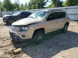 2017 Jeep Compass Latitude with VIN 1C4NJDEB9HD127855, listed as a Copart auction lot 56699735 with 119,046 mi miles and Salvage title. Bid and sale history available at DreamBid. Image 1.