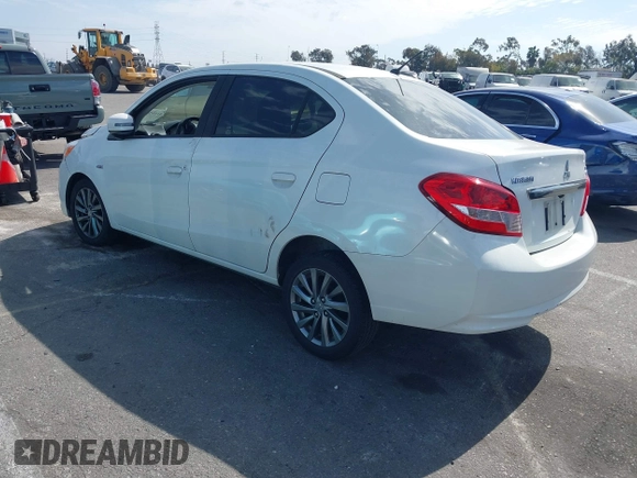 2018 Mitsubishi Mirage G4 SE with VIN ML32F4FJ9JHF15067, listed as a IAAI auction lot 41697906 with 37,906 mi miles. Bid and sale history available at carsss.com. Image 3.