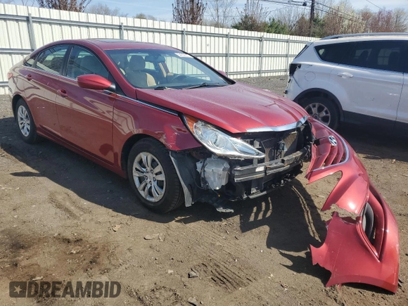 2013 Hyundai Sonata GLS z VIN 5NPEB4AC1DH535427, wystawiony jako Copart lot #54202555 z przebiegiem 125 878 mil mil oraz Szkoda całkowita • Salvage title. Historia ofert i sprzedaży dostępna na DreamBid. Obrazek 4.