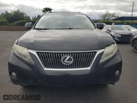 2012 Lexus RX 350 with VIN 2T2ZK1BA6CC072307, listed as a Copart auction lot 53301445 with 222,769 mi miles and Salvage Title. Bid and sale history available at DreamBid. Image 5.