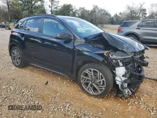 2023 Hyundai Kona N Line with VIN KM8K33A31PU044047, listed as a Copart auction lot 44324995 with 17,953 mi miles and Non Repairable. Bid and sale history available at carsss.com. Image 4.