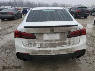 2018 Acura TLX w/A-SPEC Pkg with VIN 19UUB2F6XJA013287, listed as a Copart auction lot 43342875 with 0 mi miles and Salvage Title. Bid and sale history available at carsss.com. Image 6.