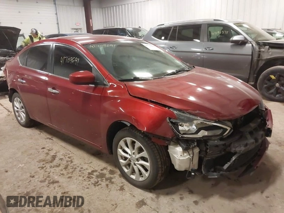 2019 Nissan Sentra SV with VIN 3N1AB7AP2KY399265, listed as a IAAI auction lot 41709691 with 78,589 mi miles and . Bid and sale history available at DreamBid. Image 1.