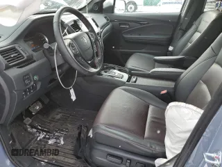2023 Honda Ridgeline Black Edition with VIN 5FPYK3F83PB047215, listed as a Copart auction lot 86656754 with 9,701 mi miles and Salvage title. Bid and sale history available at DreamBid. Image 7.