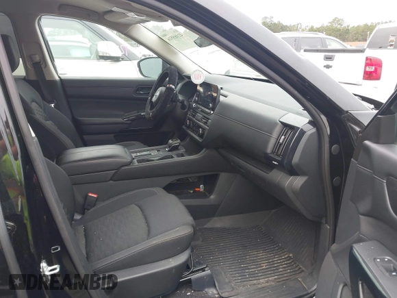2024 Nissan Pathfinder S with VIN 5N1DR3AAXRC224447, listed as a IAAI auction lot 41165516 with 50,321 mi miles and . Bid and sale history available at DreamBid. Image 5.