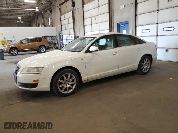 2006 Audi A6 with VIN WAUDG74F86N029792, listed as a Copart auction lot 76618674 with 308,949 mi miles and Salvage Title. Bid and sale history available at carsss.com. Image 1.