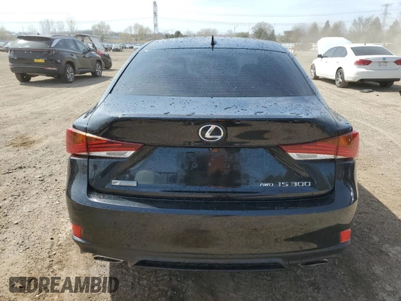 2018 Lexus IS 300 with VIN JTHC81D2XJ5027491, listed as a Copart auction lot 53449575 with 99,040 mi miles and Salvage title. Bid and sale history available at DreamBid. Image 6.