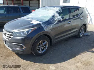 2018 Hyundai Santa Fe Sport 2.4L with VIN 5XYZT3LB1JG509412, listed as a IAAI auction lot 41909588 with 105,644 mi miles. Bid and sale history available at carsss.com. Image 2.