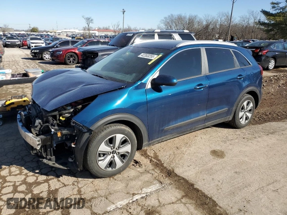 2022 Kia Niro LXS with VIN KNDCB3LC1N5532916, listed as a Copart auction lot 42353255 with 0 mi miles and Salvage Title. Bid and sale history available at carsss.com. Image 1.