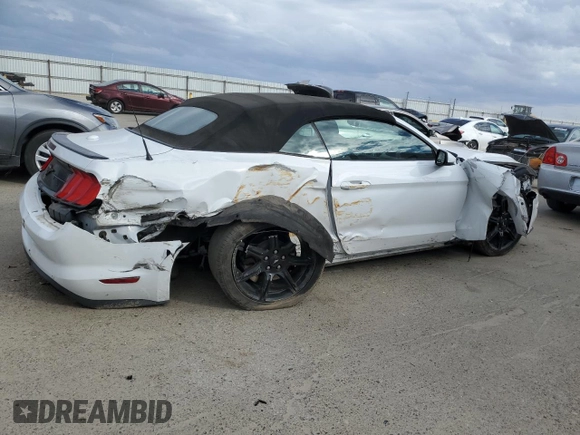 2018 Ford Mustang EcoBoost Premium with VIN 1FATP8UH6J5124498, listed as a Copart auction lot 48898825 with 86,073 mi miles and Salvage Title. Bid and sale history available at carsss.com. Image 3.