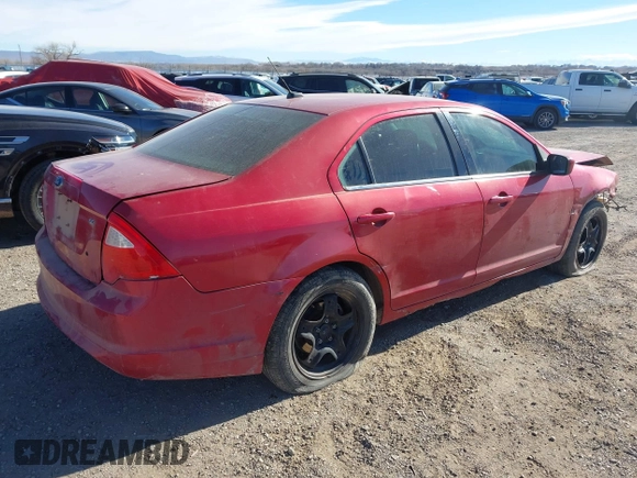 2010 Ford Fusion SE with VIN 3FAHP0HA0AR321457, listed as a IAAI auction lot 41384353 with 230,594 mi miles. Bid and sale history available at carsss.com. Image 4.