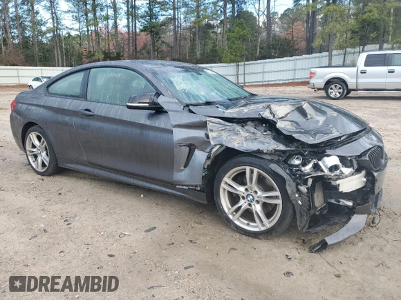 2015 BMW 4 Series 428i xDrive with VIN WBA3N5C59FK198817, listed as a Copart auction lot 50234525 with 134,233 mi miles and Salvage title. Bid and sale history available at DreamBid. Image 4.