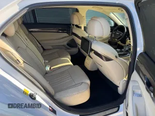 2019 Genesis G90 z VIN KMTF54JH1KU054539, wystawiony jako Copart lot #53653765 z przebiegiem 27 024 mil mil oraz Nie do naprawy. Historia ofert i sprzedaży dostępna na DreamBid. Obrazek 11.