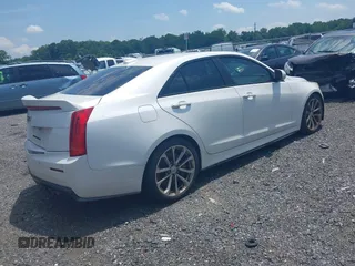 2016 Cadillac ATS-V with VIN 1G6AN5RY5G0151103, listed as a IAAI auction lot 39630850 with 37,000 mi miles. Bid and sale history available at carsss.com. Image 4.