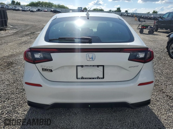 2025 Honda Civic Sport z VIN 19XFL2H86SE012168, wystawiony jako Copart lot #56833885 z przebiegiem 22 mil mil oraz Szkoda całkowita • Salvage title. Historia ofert i sprzedaży dostępna na DreamBid. Obrazek 6.