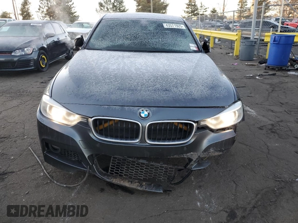 2015 BMW 3 Series 335i xDrive with VIN WBA3B9G50FNR93148, listed as a Copart auction lot 43571925 with 119,092 mi miles and Salvage Title. Bid and sale history available at carsss.com. Image 5.