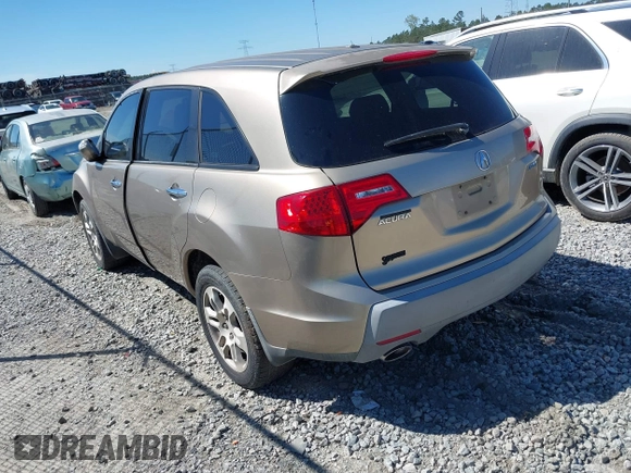2007 Acura MDX with VIN 2HNYD28207H503276, listed as a IAAI auction lot 41877573 with 258,178 mi miles. Bid and sale history available at carsss.com. Image 3.