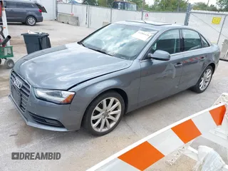 2013 Audi A4 Premium Plus with VIN WAUFFAFL4DN004199, listed as a IAAI auction lot 42286428 with 112,808 mi miles and . Bid and sale history available at DreamBid. Image 2.