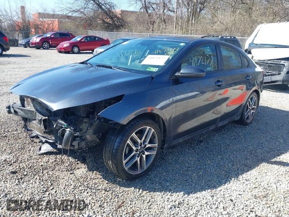 2019 Kia Forte S with VIN 3KPF34AD2KE067042, listed as a IAAI auction lot 41872177 with 96,992 mi miles. Bid and sale history available at carsss.com. Image 20.