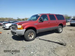2001 Ford Excursion XLT with VIN 1FMNU41S11EC37131, listed as a Copart auction lot 52446135 with 259,619 mi miles and Clean Title. Bid and sale history available at DreamBid. Image 1.