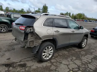 2017 Jeep Cherokee Limited with VIN 1C4PJMDSXHW633757, listed as a Copart auction lot 52146435 with 104,066 mi miles and Salvage Title. Bid and sale history available at DreamBid. Image 3.