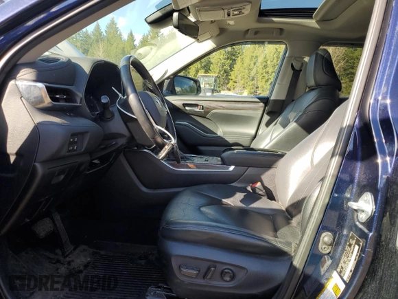 2021 Toyota Highlander Hybrid Limited with VIN 5TDXBRCH7MS048435, listed as a Copart auction lot 47585725 with 104,197 mi miles and Salvage title. Bid and sale history available at DreamBid. Image 7.
