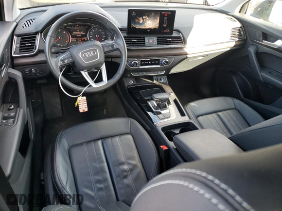 2023 Audi Q5 Premium with VIN WA1ABAFY3P2083773, listed as a Copart auction lot 43613525 with 15,911 mi miles and Salvage Title. Bid and sale history available at carsss.com. Image 8.