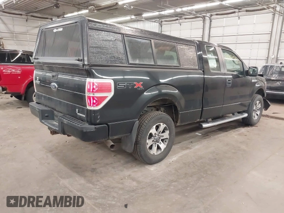 2013 Ford F-150 XL with VIN 1FTFX1EFXDFC65519, listed as a IAAI auction lot 41825180 with 130,817 mi miles. Bid and sale history available at carsss.com. Image 4.