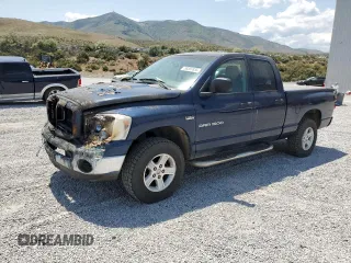 2007 Dodge 1500 Laramie с VIN 1D7HU18237S143578, выставлен на аукционе Copart как лот 59397635 с пробегом Не указан миль и Списание • Salvage title. История ставок и продаж доступна на DreamBid. Изображение 1.