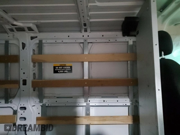 2023 Ram ProMaster Cargo with VIN 3C6LRVVGXPE551194, listed as a Copart auction lot 88544435 with Not Provided miles and Salvage Title. Bid and sale history available at DreamBid. Image 10.