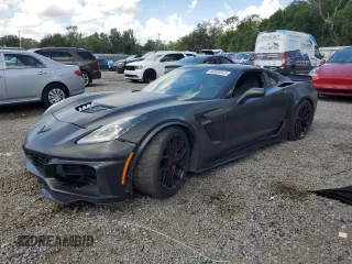 2018 Chevrolet Corvette Z06 1LZ with VIN 1G1YP2D62J5600749, listed as a Copart auction lot 60088545 with 12,706 mi miles and Salvage title. Bid and sale history available at DreamBid. Image 1.