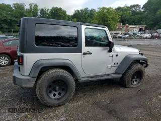 2007 Jeep Wrangler X with VIN 1J4FA24117L202404, listed as a Copart auction lot 58690485 with 126,347 mi miles and Salvage title. Bid and sale history available at DreamBid. Image 3.
