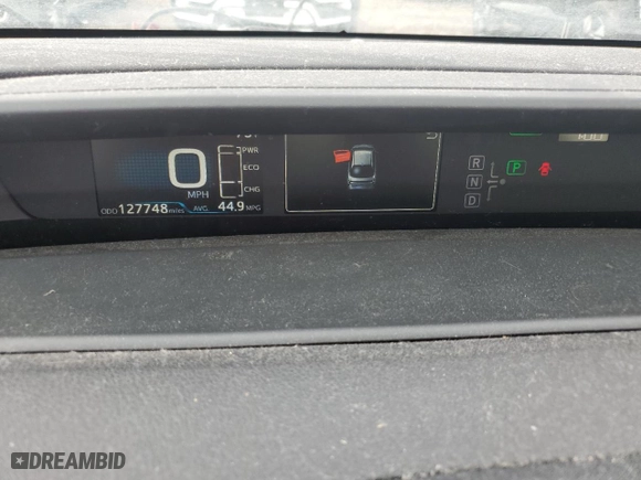 2018 Toyota Prius Two with VIN JTDKBRFU4J3072773, listed as a Copart auction lot 54428455 with 127,748 mi miles and Clean Title. Bid and sale history available at carsss.com. Image 9.