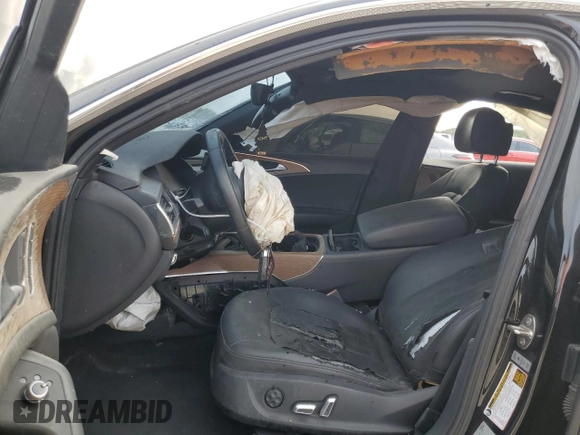 2016 Audi A6 2.0T Premium with VIN WAUFFAFC1GN017156, listed as a Copart auction lot 85961144 with 0 mi miles and Salvage Title. Bid and sale history available at carsss.com. Image 7.