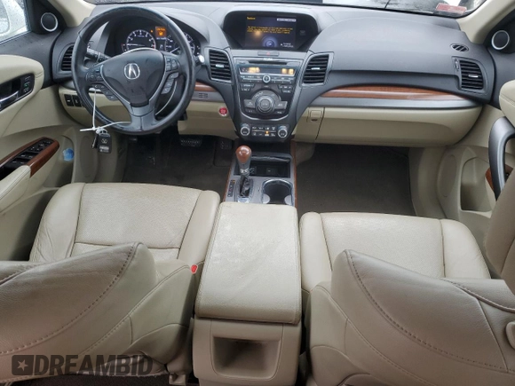 2015 Acura RDX Technology with VIN 5J8TB4H54FL018525, listed as a Copart auction lot 49845105 with 156,402 mi miles and Salvage Title. Bid and sale history available at DreamBid. Image 8.