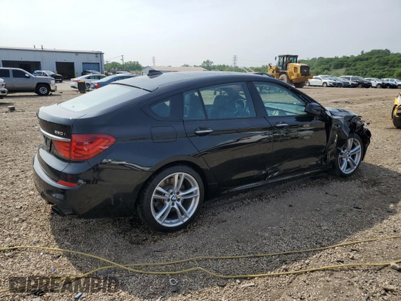 2012 BMW 5 Series 550i Gran Turismo with VIN WBASN4C5XCC210209, listed as a Copart auction lot 60665625 with 97,078 mi miles and Salvage title. Bid and sale history available at DreamBid. Image 3.