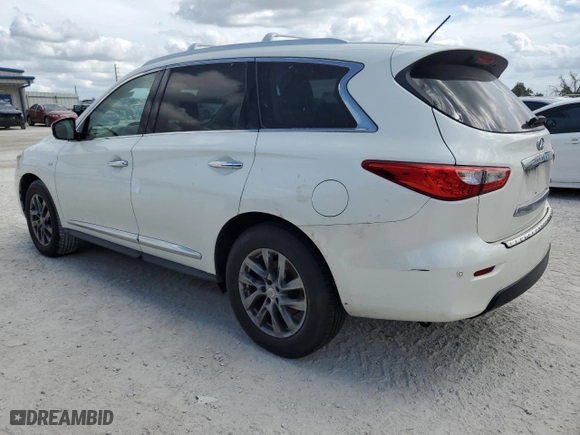 2015 Infiniti QX60 with VIN 5N1AL0MN7FC560196, listed as a Copart auction lot 75394234 with 0 mi miles and Non Repairable. Bid and sale history available at carsss.com. Image 2.