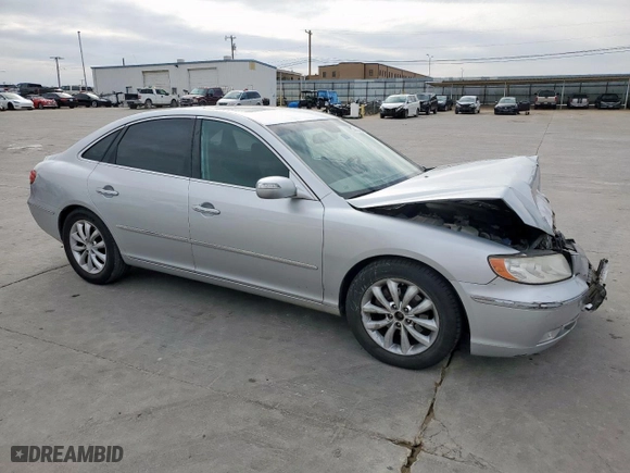 2008 Hyundai Azera Limited with VIN KMHFC46F08A318383, listed as a Copart auction lot 48130475 with 168,293 mi miles and Salvage Title. Bid and sale history available at carsss.com. Image 4.