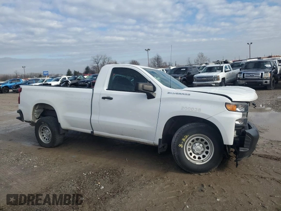 2020 Chevrolet Silverado 1500 Work Truck with VIN 3GCNWAEH1LG342940, listed as a Copart auction lot 77469334 with 125,480 mi miles and Salvage Title. Bid and sale history available at DreamBid. Image 4.