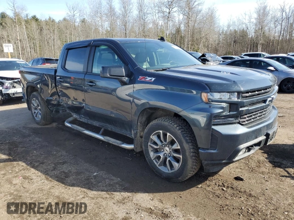 2021 Chevrolet Silverado 1500 RST with VIN 1GCUYEEL8MZ213046, listed as a Copart auction lot 46525415 with 59,671 mi miles and Salvage Title. Bid and sale history available at carsss.com. Image 4.