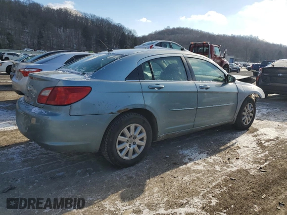 2009 Chrysler Sebring LX *Ltd Avail* with VIN 1C3LC46B09N536813, listed as a Copart auction lot 84725834 with 143,703 mi miles and Salvage Title. Bid and sale history available at carsss.com. Image 3.