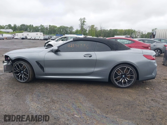 2023 BMW 8 Series 840i with VIN WBADZ2C03PCM89675, listed as a IAAI auction lot 42301276 with 6,289 mi miles and . Bid and sale history available at DreamBid. Image 15.