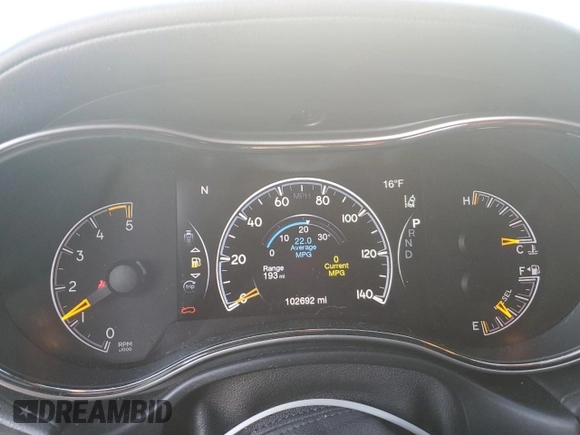 2018 Jeep Grand Cherokee High Altitude with VIN 1C4RJFCMXJC374413, listed as a Copart auction lot 42142515 with 102,692 mi miles and Salvage Title. Bid and sale history available at carsss.com. Image 9.
