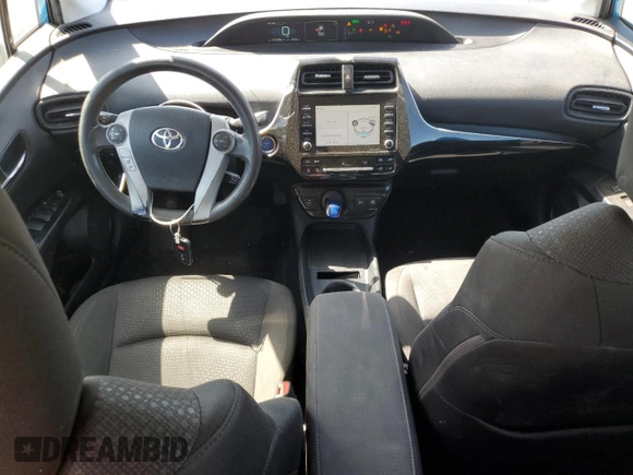 2022 Toyota Prius L Eco with VIN JTDKAMFU0N3157329, listed as a Copart auction lot 57233685 with 105,206 mi miles and Salvage Title. Bid and sale history available at DreamBid. Image 8.