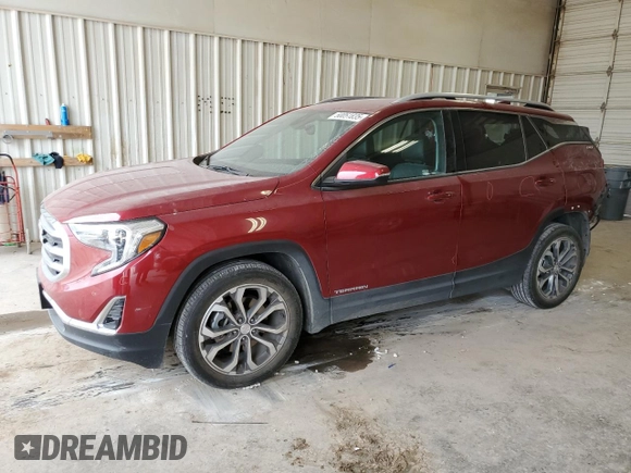 2020 GMC Terrain SLT with VIN 3GKALPEX9LL208769, listed as a Copart auction lot 50051835 with 17,498 mi miles and Salvage Title. Bid and sale history available at carsss.com. Image 1.