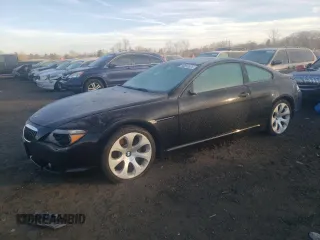 2006 BMW 6 Series 650Ci with VIN WBAEH13466CR51083, listed as a Copart auction lot 88897625 with 138,958 mi miles and Salvage Title. Bid and sale history available at carsss.com. Image 1.
