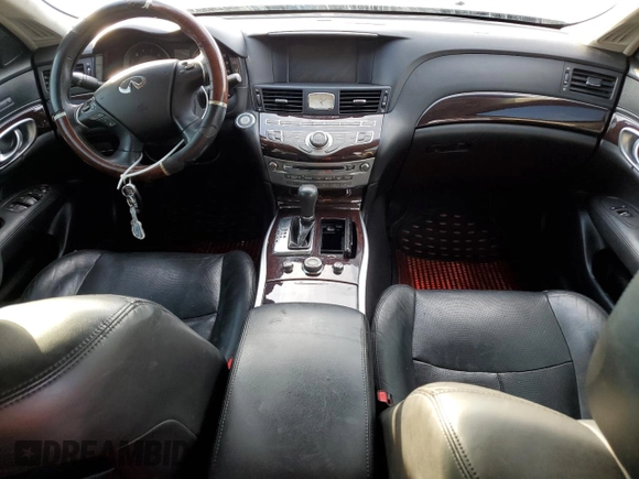 2011 Infiniti M37 with VIN JN1BY1AP0BM326172, listed as a Copart auction lot 86493184 with 175,156 mi miles and Salvage Title. Bid and sale history available at carsss.com. Image 8.