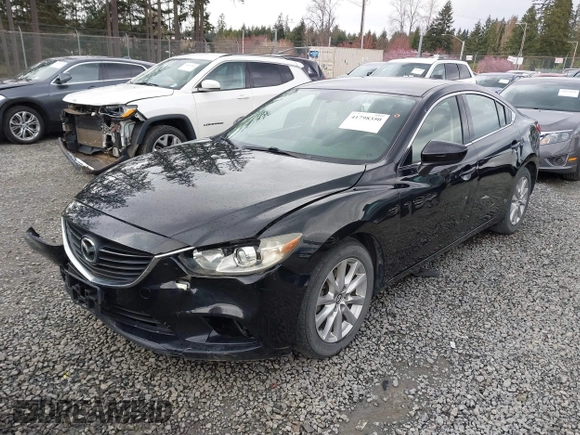 2016 Mazda Mazda6 i Sport with VIN JM1GJ1U58G1405227, listed as a IAAI auction lot 41798350 with 118,151 mi miles. Bid and sale history available at carsss.com. Image 17.